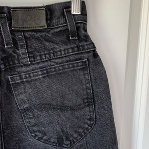 Lee Vintage high waisted black mom style jeans